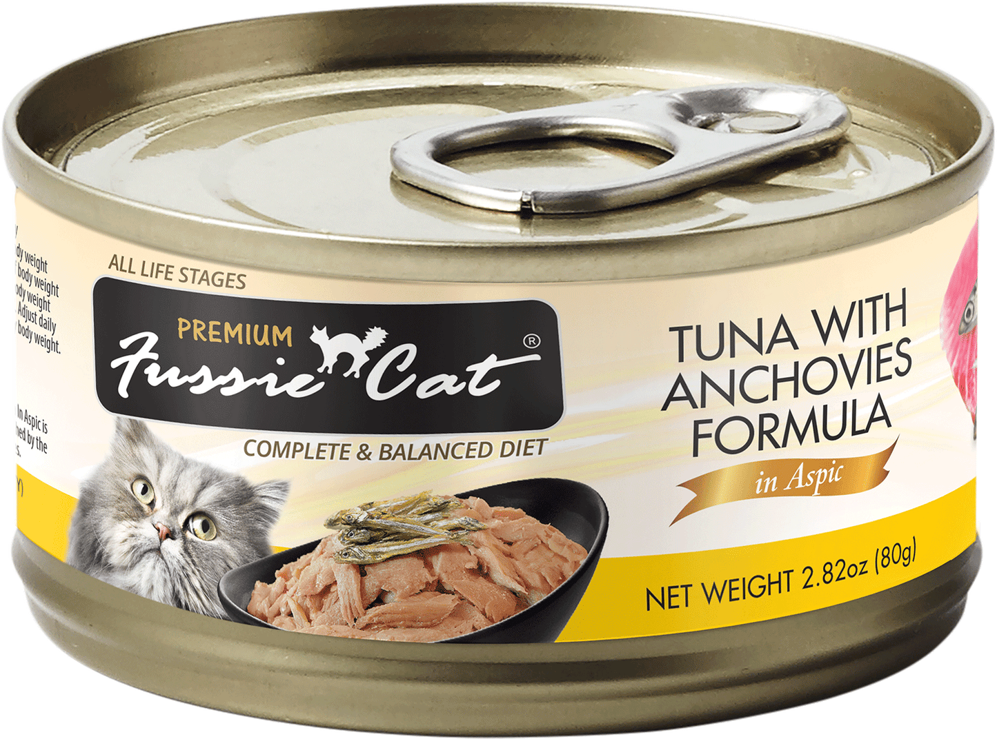 Fussie Cat Premium Tuna with Anchovies Canned Cat Food