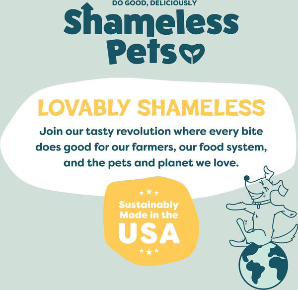 Shameless Pets Peanut Butter Split Crunchy Bites for Dogs