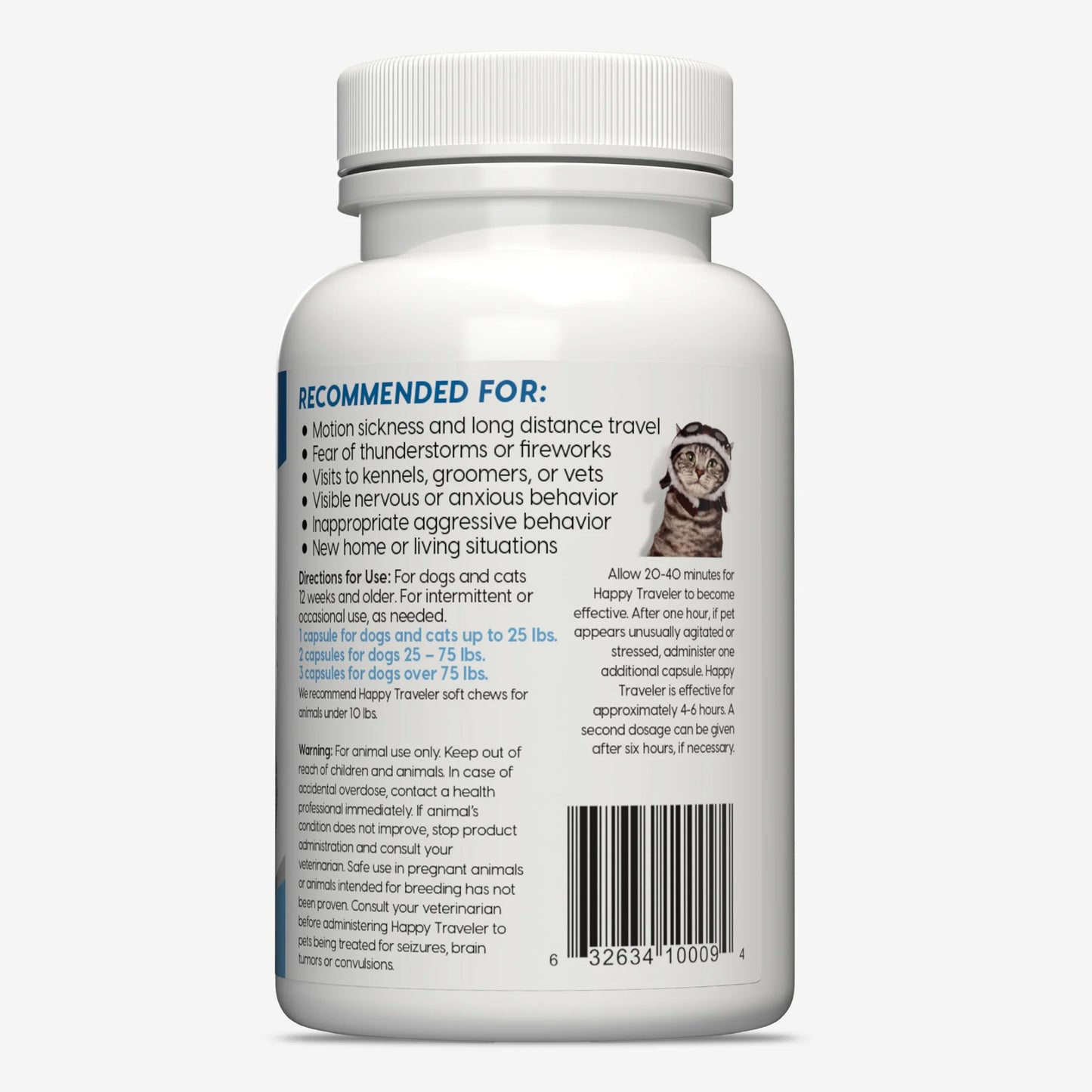 Ark Naturals Happy Traveler Capsules for Cats and Dogs