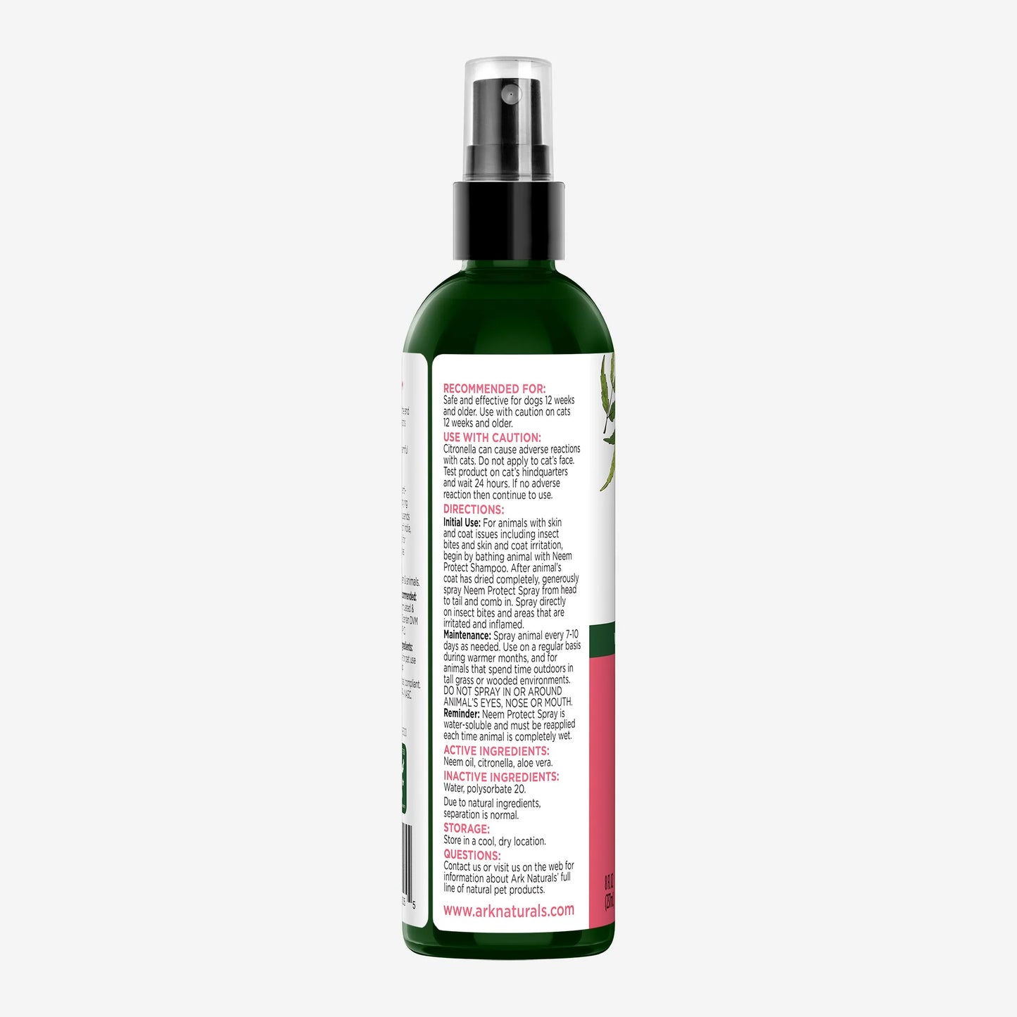 Ark Naturals Neem Protect Spray for Dogs and Cats