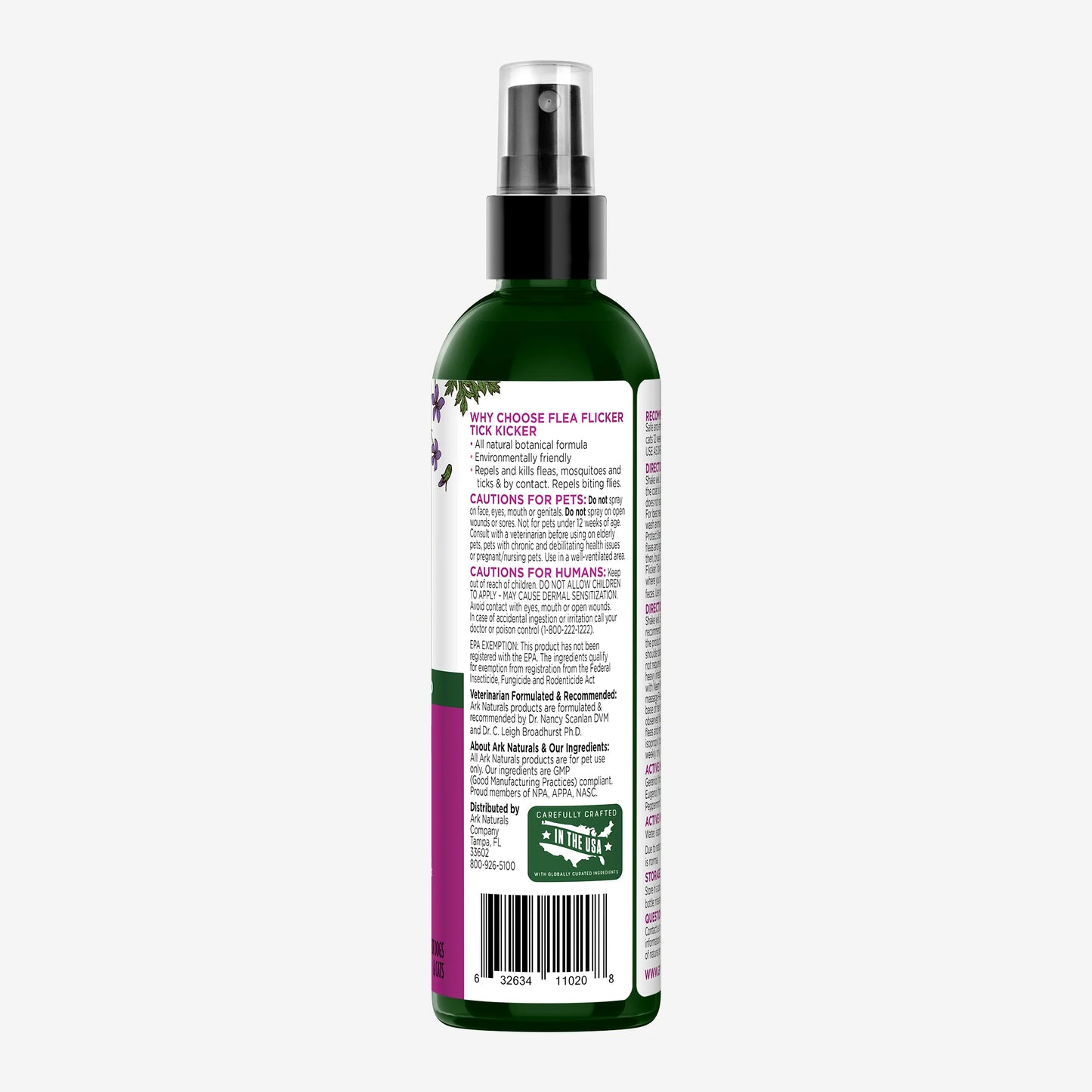 Ark Naturals Flea Flicker! Tick Kicker! Spray for Dogs and Cats