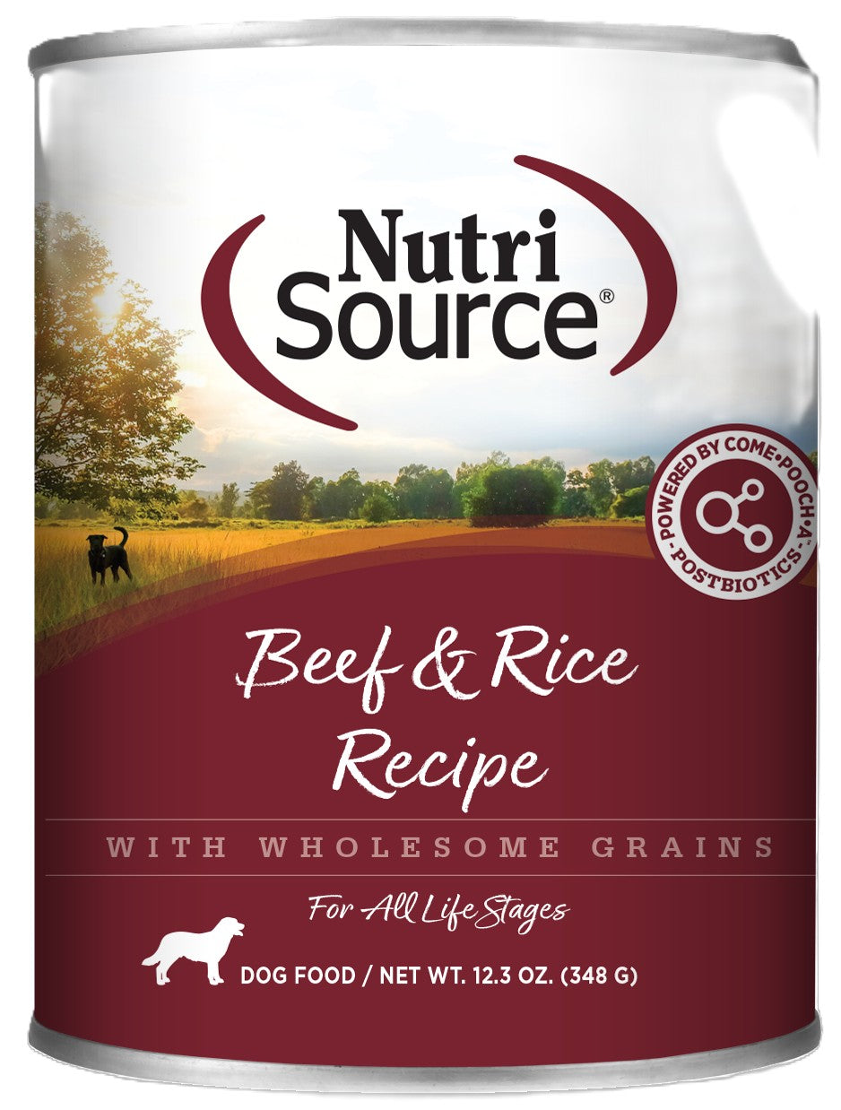Nutrisource Beef And Rice Canned Dog Food