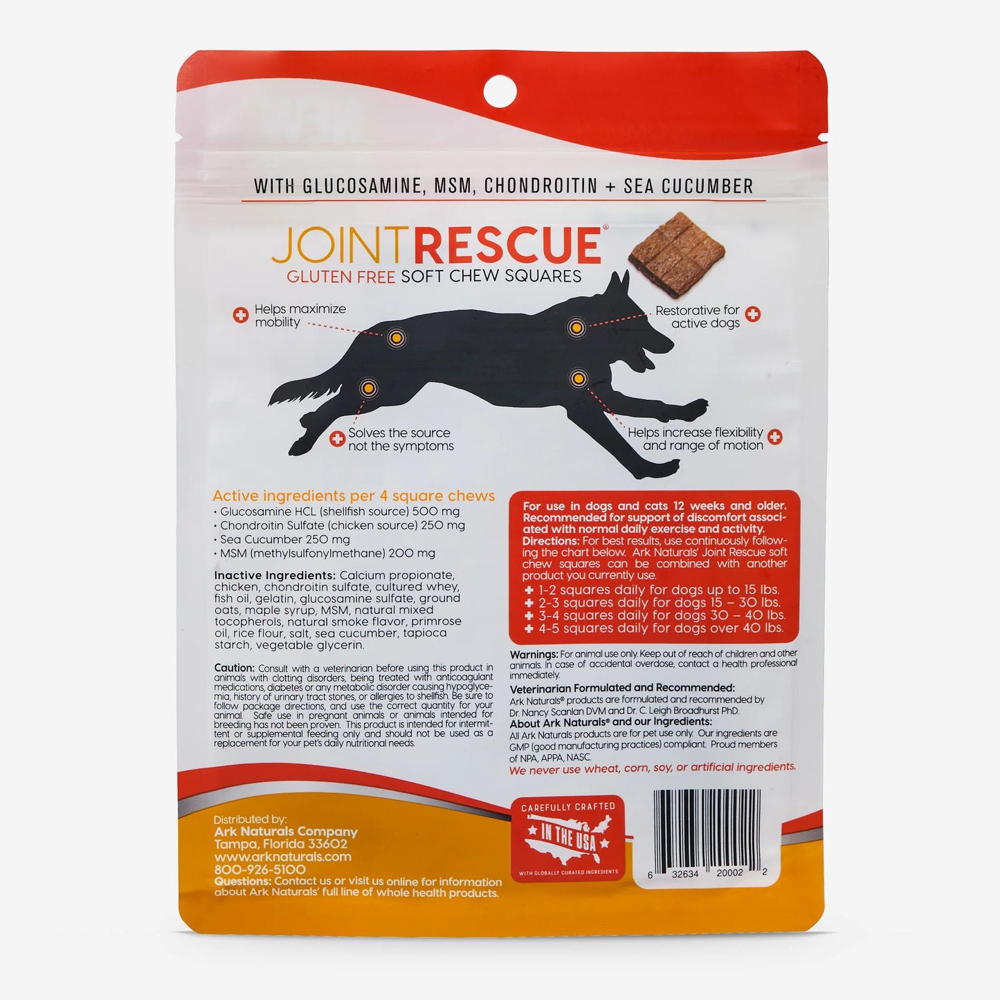 Ark Naturals Sea Mobility Joint Rescue Chicken Jerky for Dogs