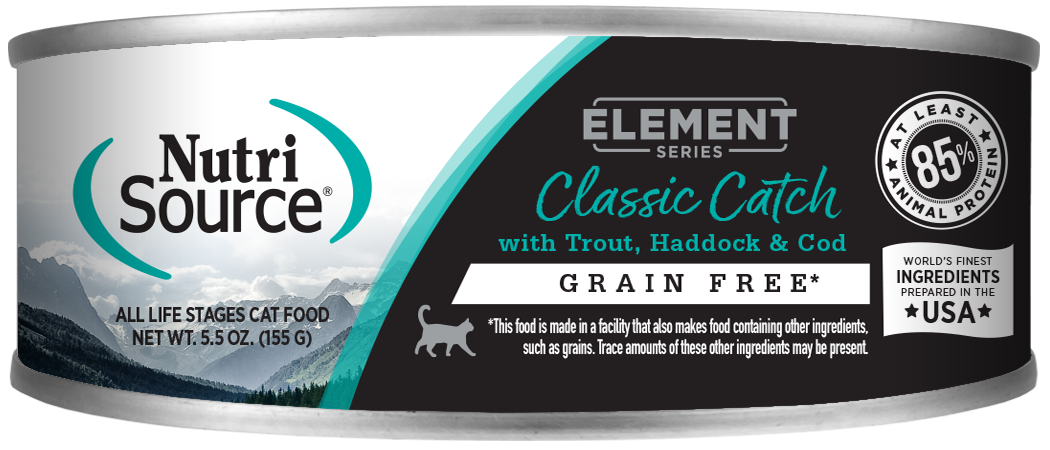 Nutrisource Element Series Classic Catch Trout, Haddock and Cod Canned Cat Food