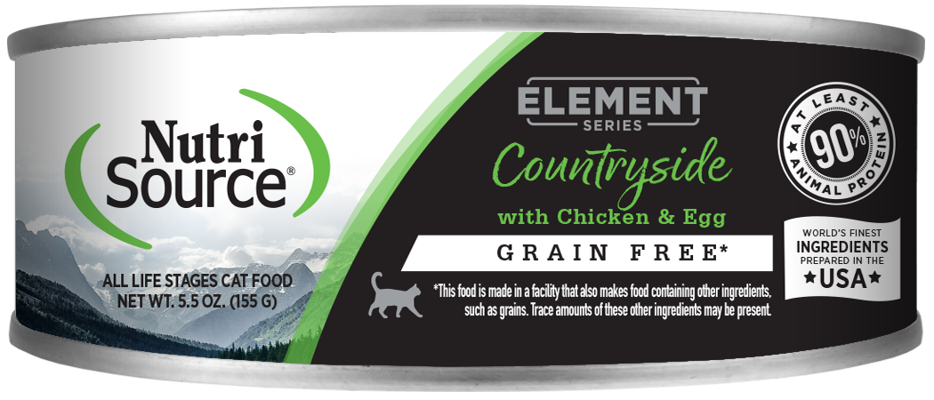 Nutrisource Element Series Countryside Chicken and Egg Canned Cat Food