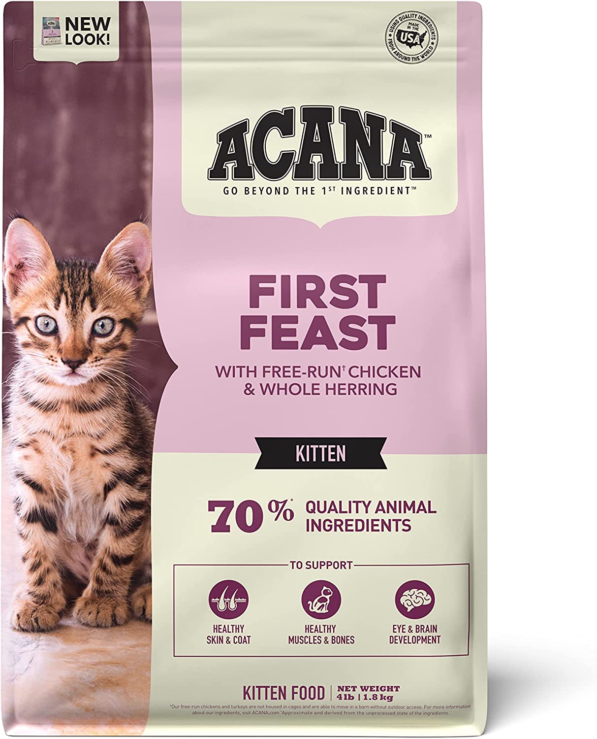 ACANA First Feast Dry Kitten Food – Hearty Pet