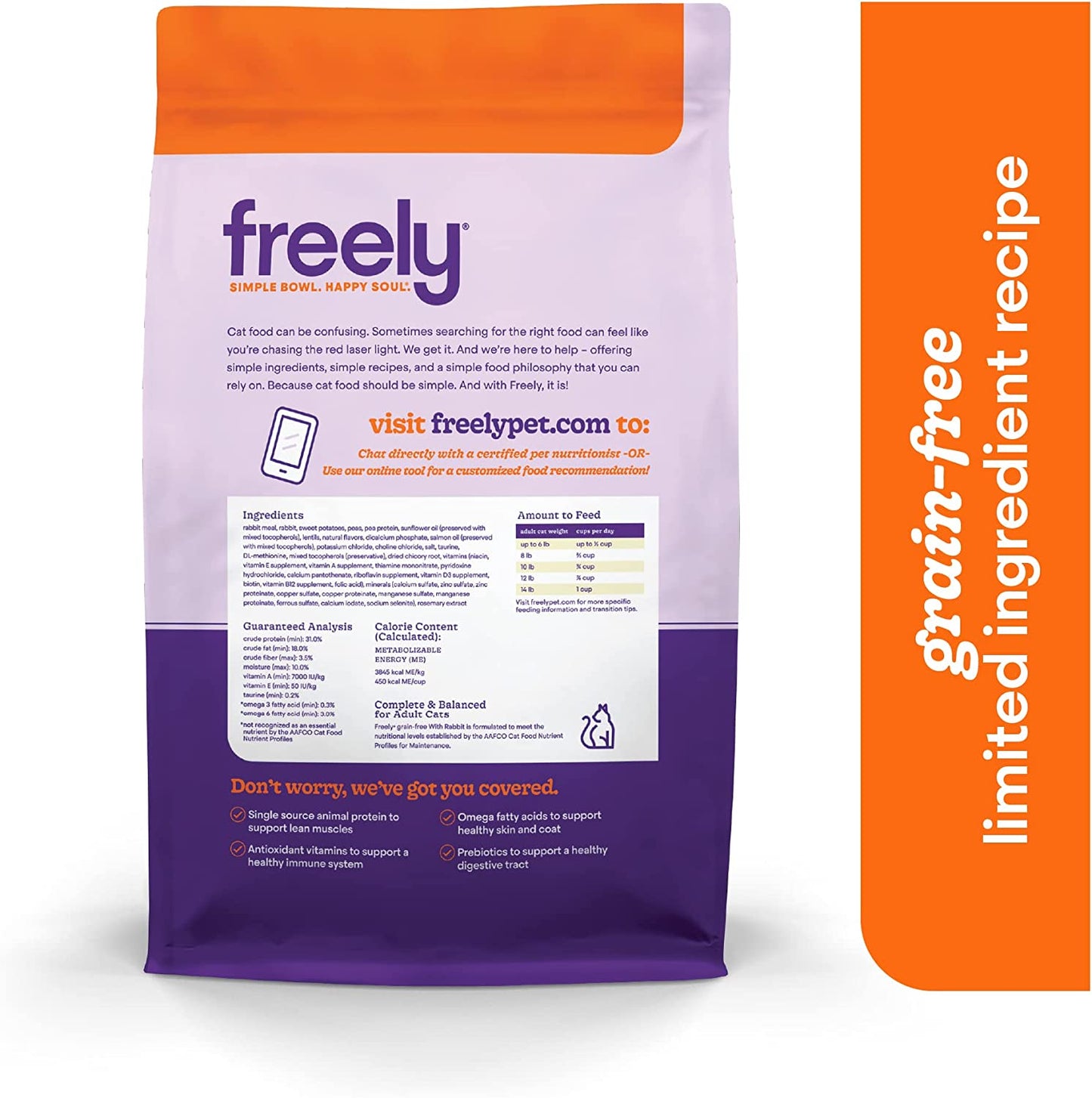 Freely Grain Free with Rabbit for Adult Cats