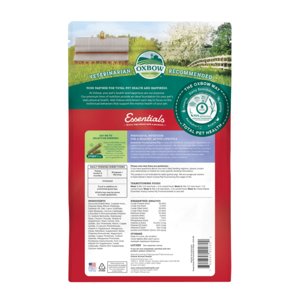 Oxbow Essentials Young Guinea Pig Food