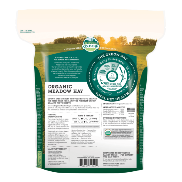 Oxbow Organic Meadow Hay