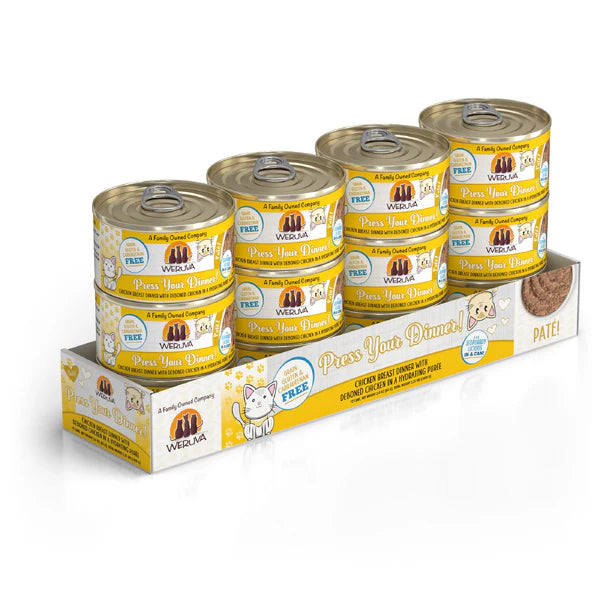 Weruva Press Your Dinner! Chicken Breast Dinner with Deboned Chicken Canned Cat Food