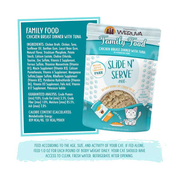 Weruva PATE Pouch Family Cat Food