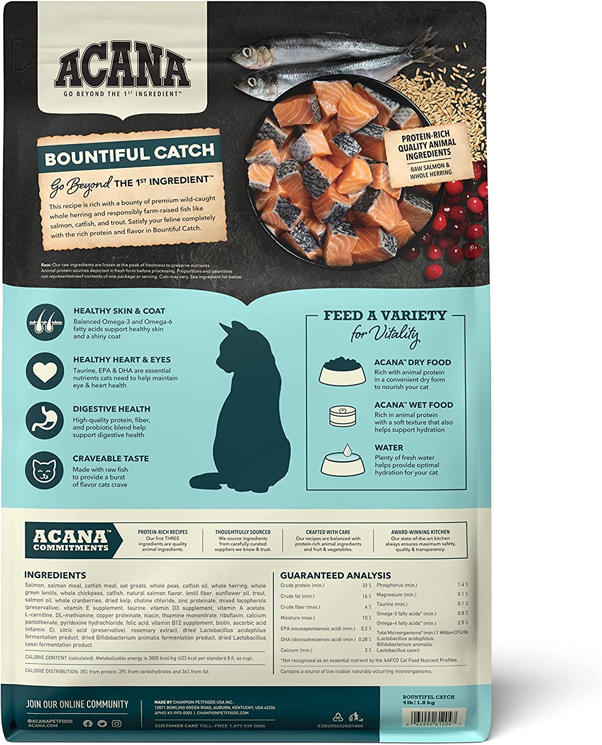 ACANA Bountiful Catch Dry Cat Food