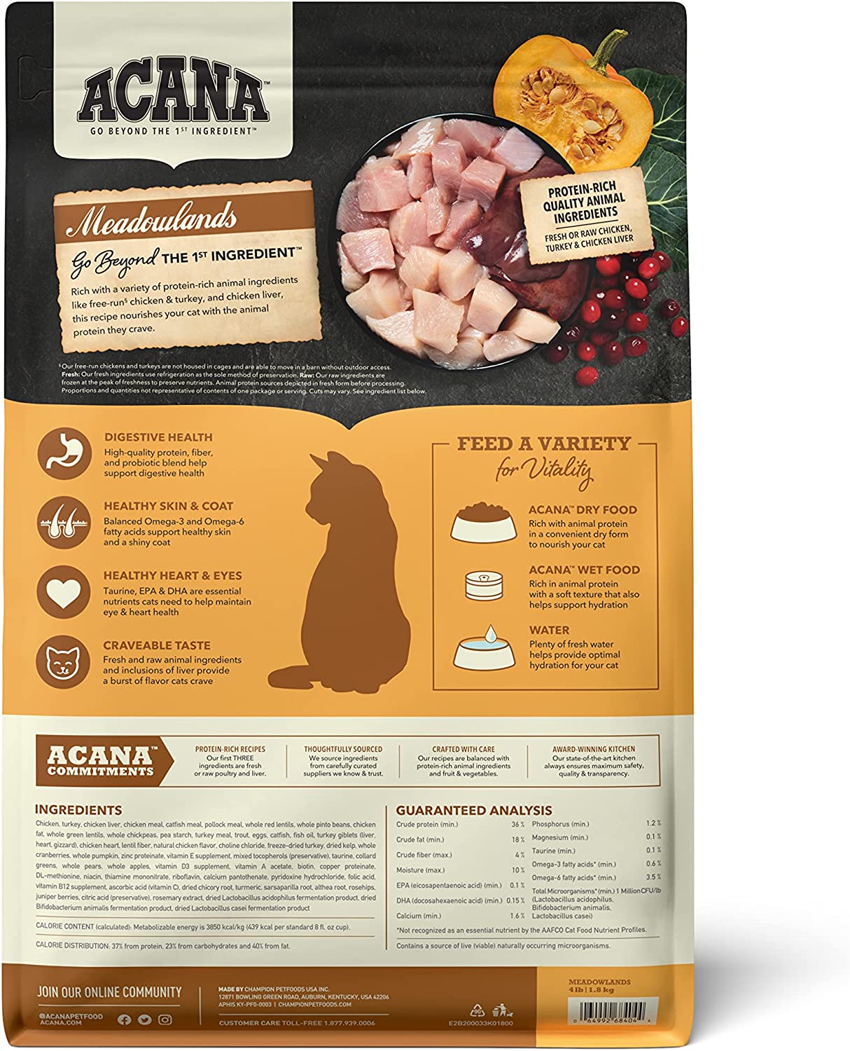 ACANA Meadlowlands Dry Cat Food