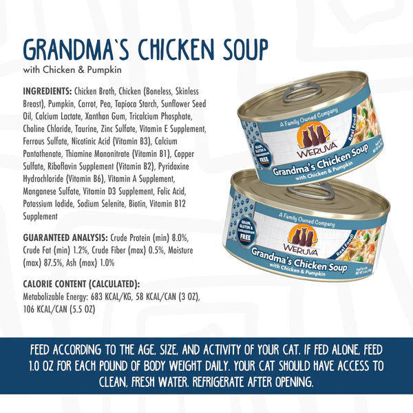 Weruva Grandma's Chicken Soup Cat Food