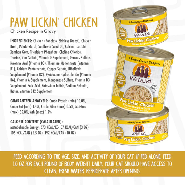 Weruva Paw Lickin Chicken Cat Food