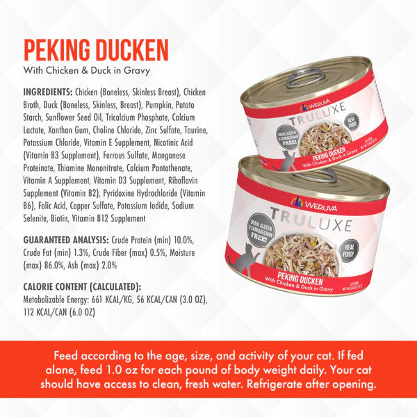 Weruva Truluxe Peking Ducken Cat Food