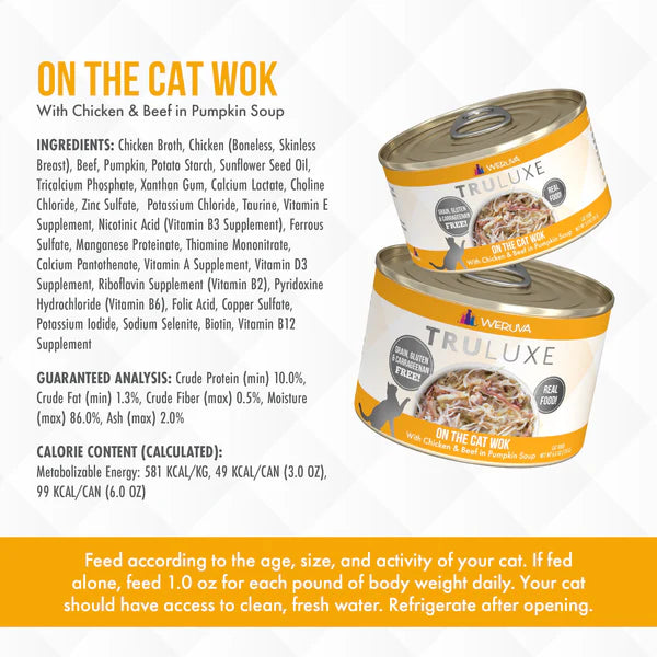 Weruva Truluxe On The Cat Wok Cat Food