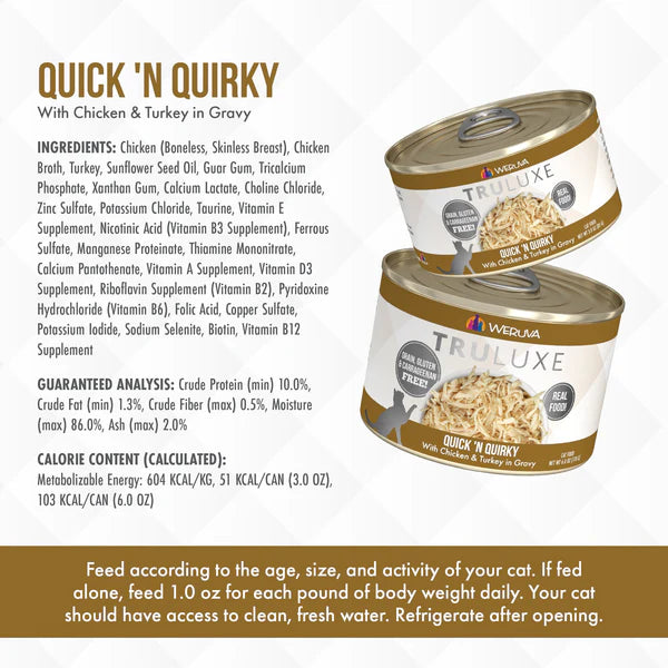 Weruva Truluxe Quick 'N Quirky Cat Food
