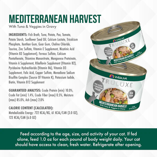 Weruva Truluxe Mediterranean Harvest Cat Food