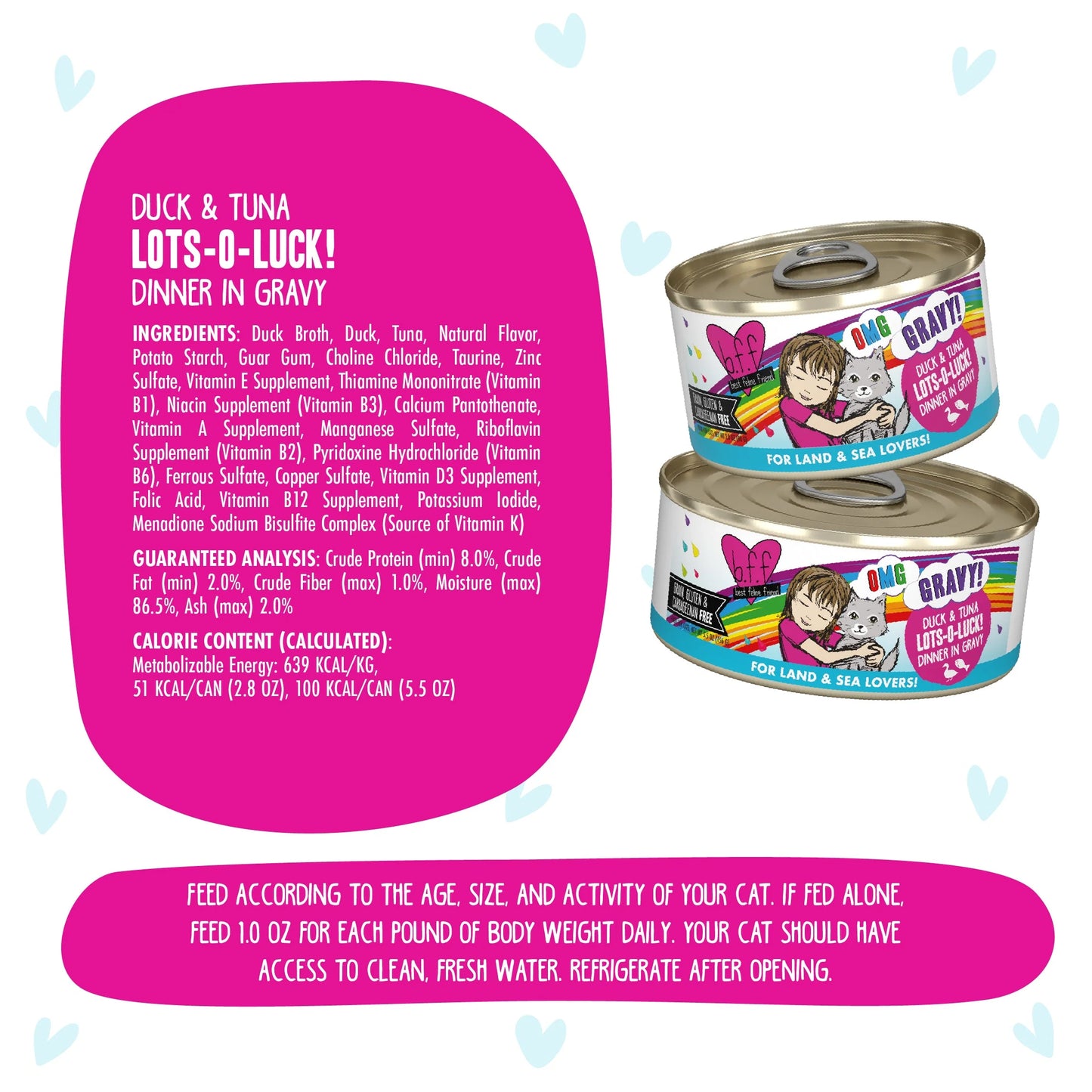 Weruva OMG Lots-O-Luck! Duck & Tuna Canned Cat Food