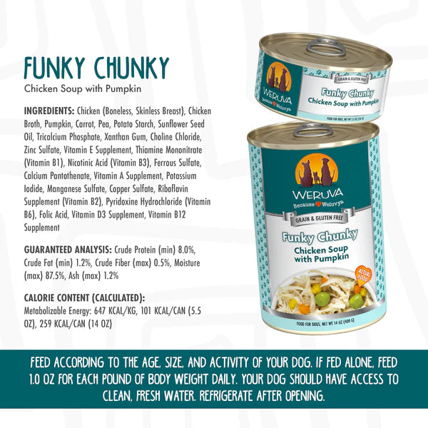 Weruva Funky Chunky Dog Cans
