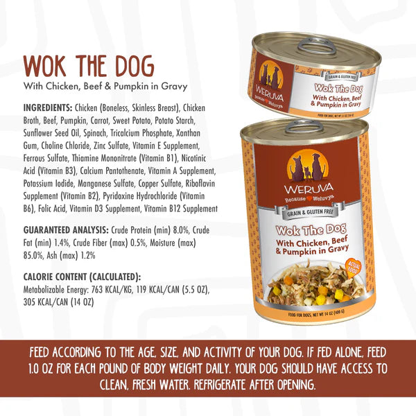 Weruva Wok the Dog Cans