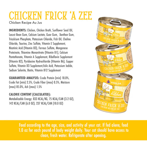 Weruva Cats in the Kitchen Chicken Frick 'A Zee Cat Food