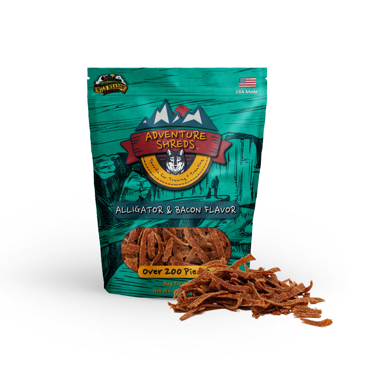 Adventure Shreds Alligator Dog Treats