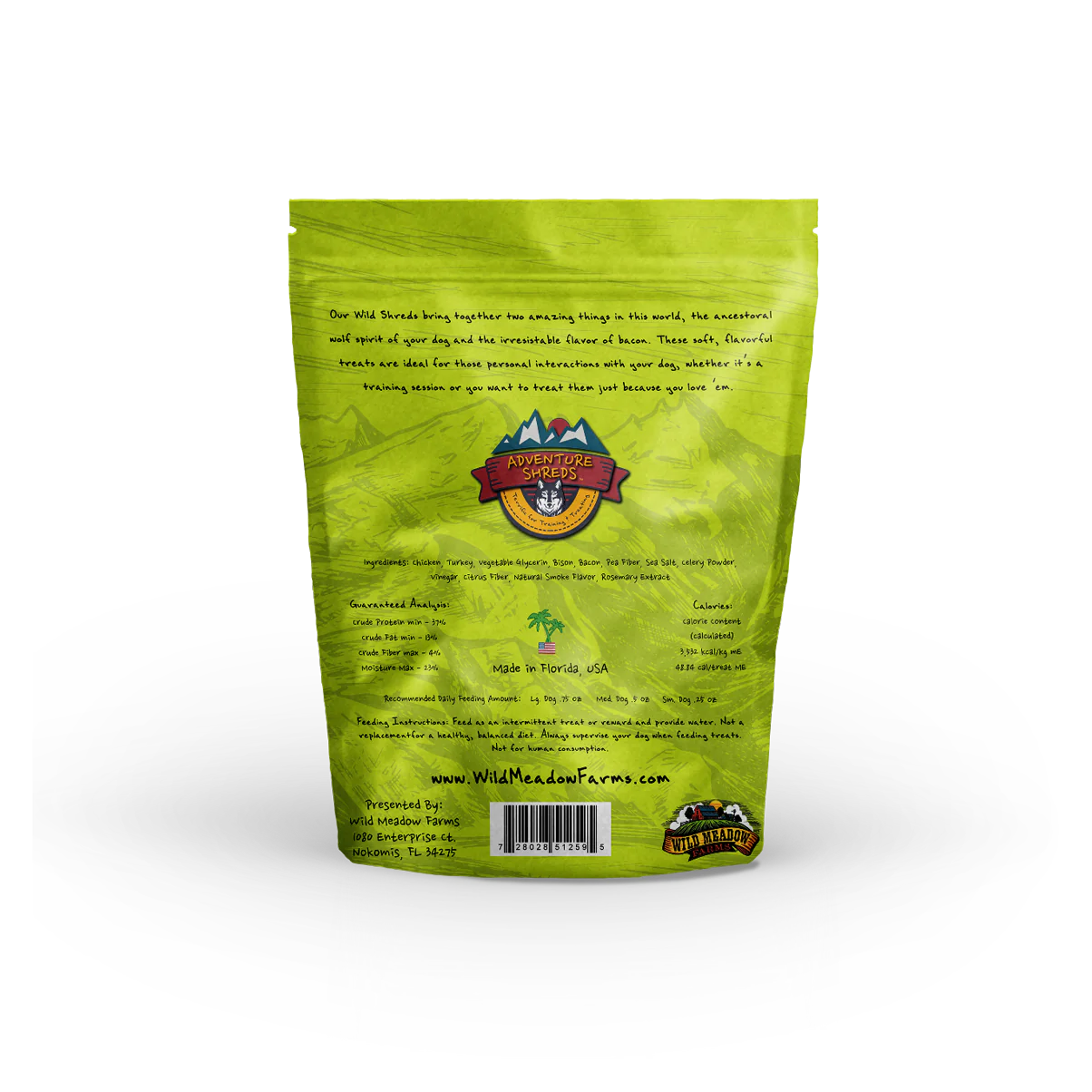 Adventure Shreds Bison Dog Treats