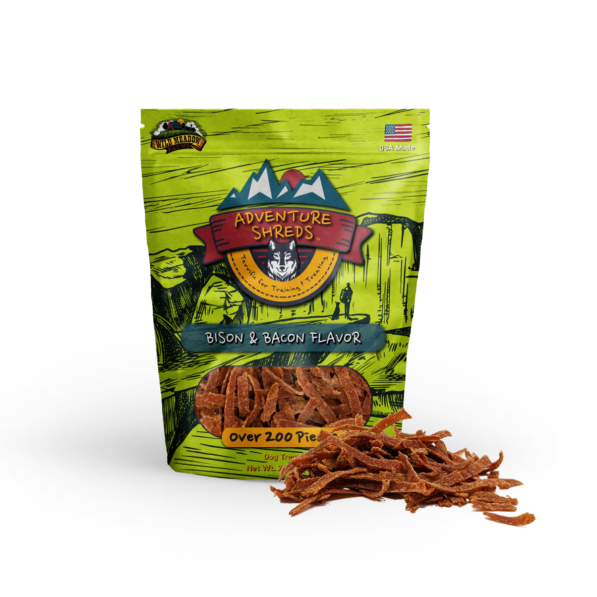 Adventure Shreds Bison Dog Treats