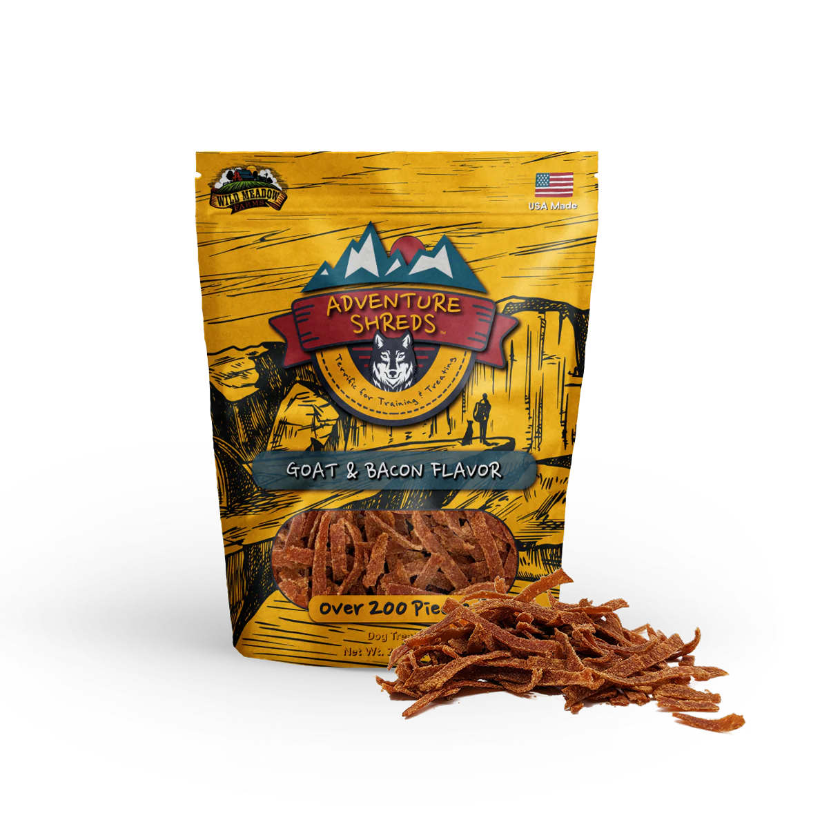 Adventure Shreds Goat Dog Treats