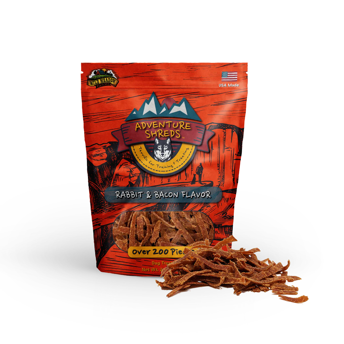 Adventure Shreds Rabbit Dog Treats