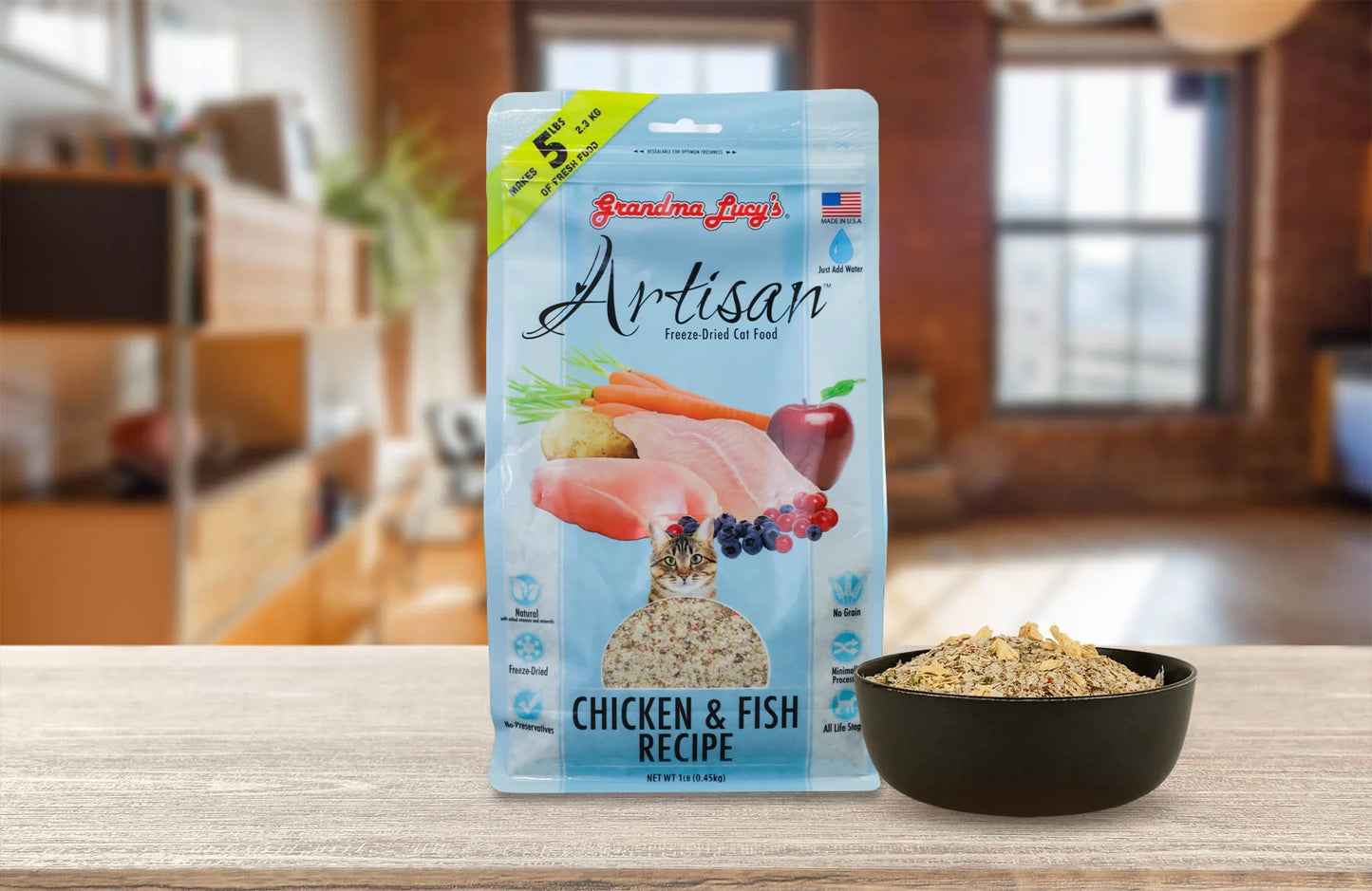 Grandma Lucy's Artisan Chicken & Fish Dry Cat Food