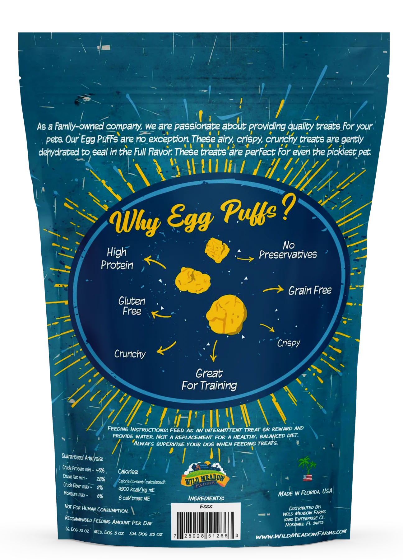 Egg Puffs Original Flavor Dog Treats