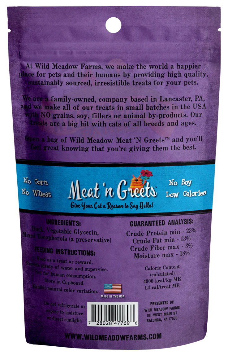 Meat 'N Greets Duck Cat Treats