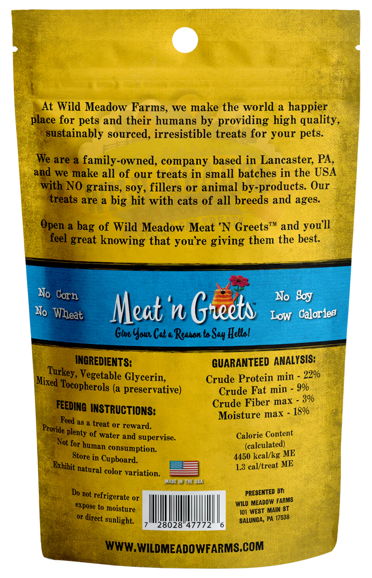 Meat 'N Greets Turkey Cat Treats