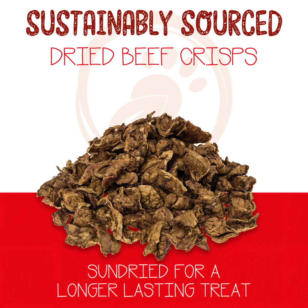 Tickled Pet Natural Beef Lung Crisps Dog Treats