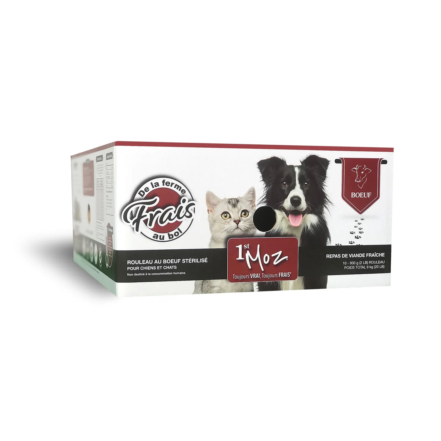 1st Moz Raw Sterilized Beef Pet Food For Dogs and Cats