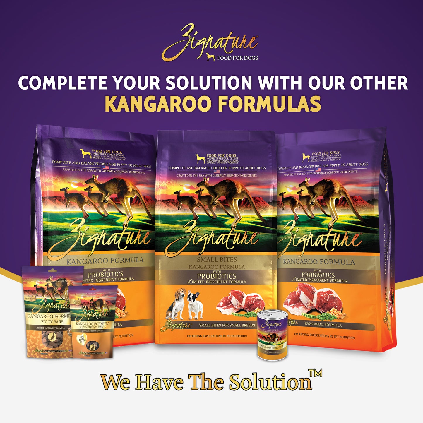 Zignature Kangaroo Canned Dog Food Formula