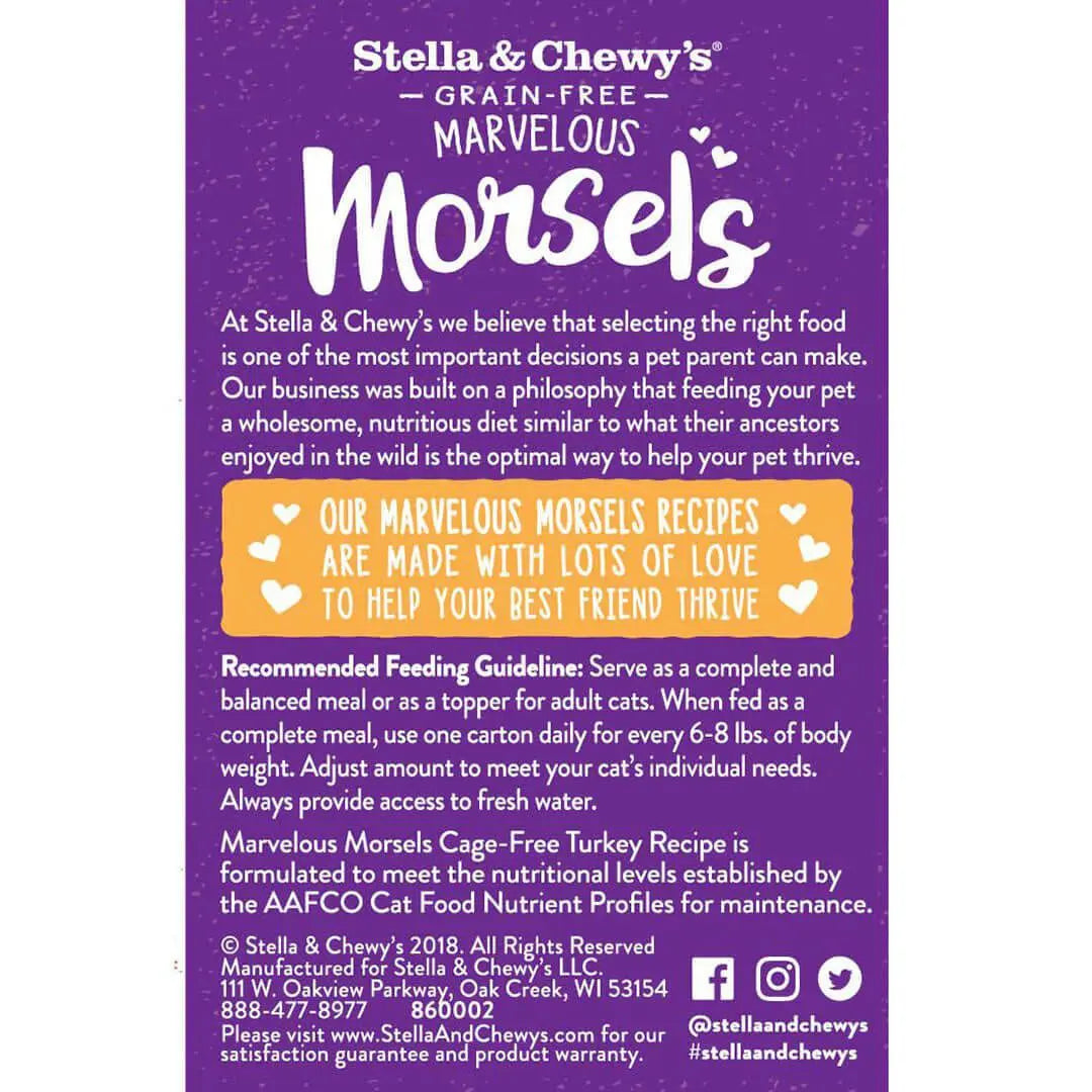 Stella & Chewy's Marvelous Morsels Turkey Cat Food