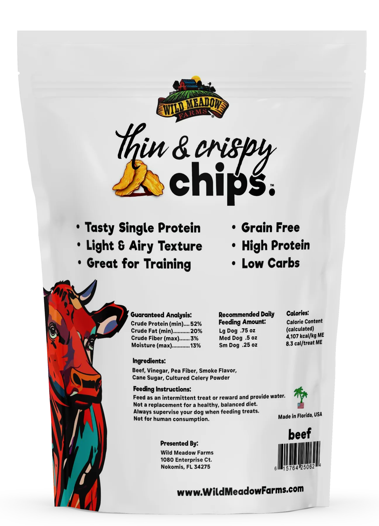 Thin & Crispy Chips Beef Dog Treats