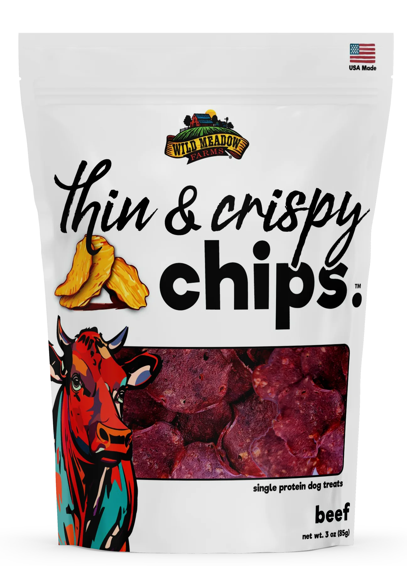Thin & Crispy Chips Beef Dog Treats
