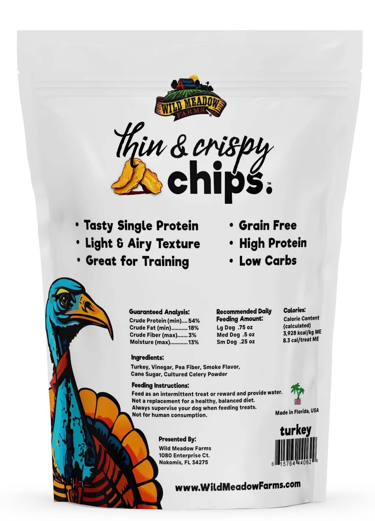 Thin & Crispy Chips Turkey Dog Treats