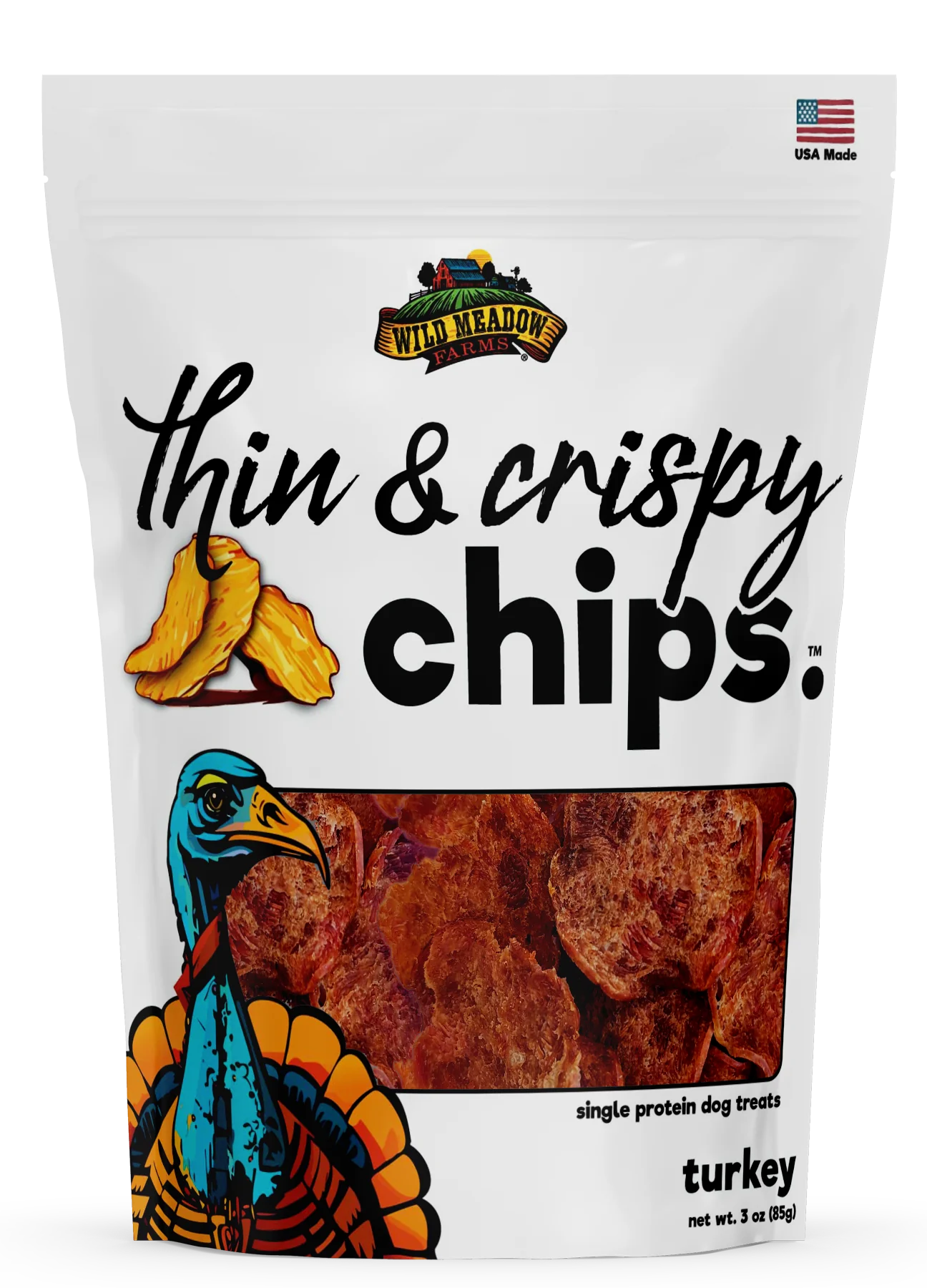 Thin & Crispy Chips Turkey Dog Treats