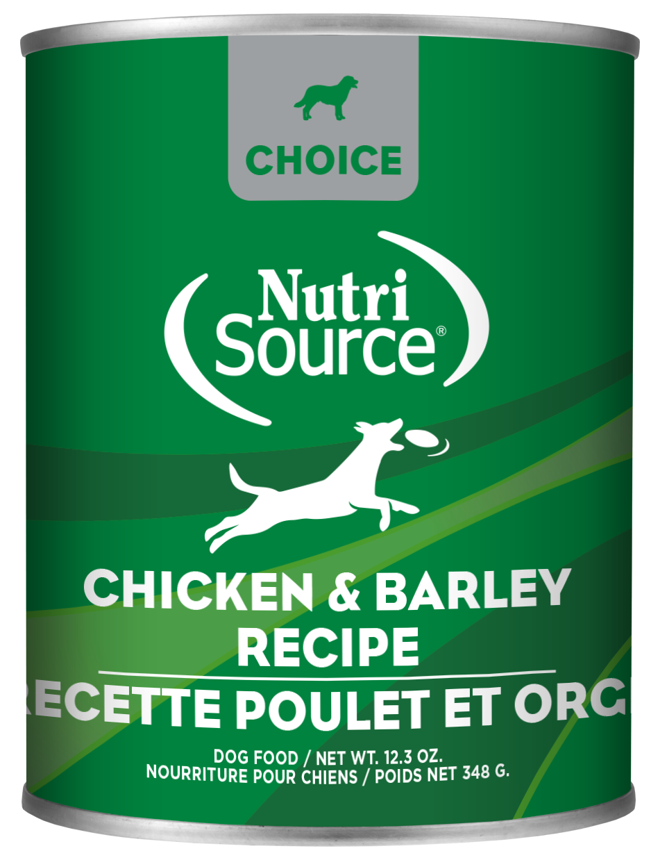 Nutrisource Choice Chicken and Barley Canned Dog Food