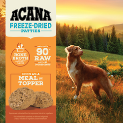 ACANA Freeze-Dried Free-Run Turkey Recipe High Protein Dry Dog Food