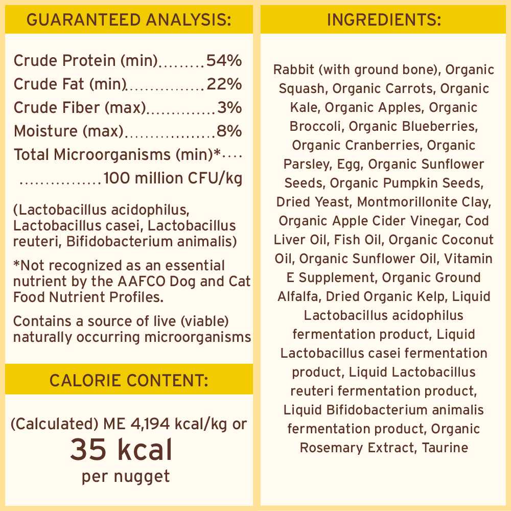 Primal Freeze-Dried Rabbit Nuggets for Dogs