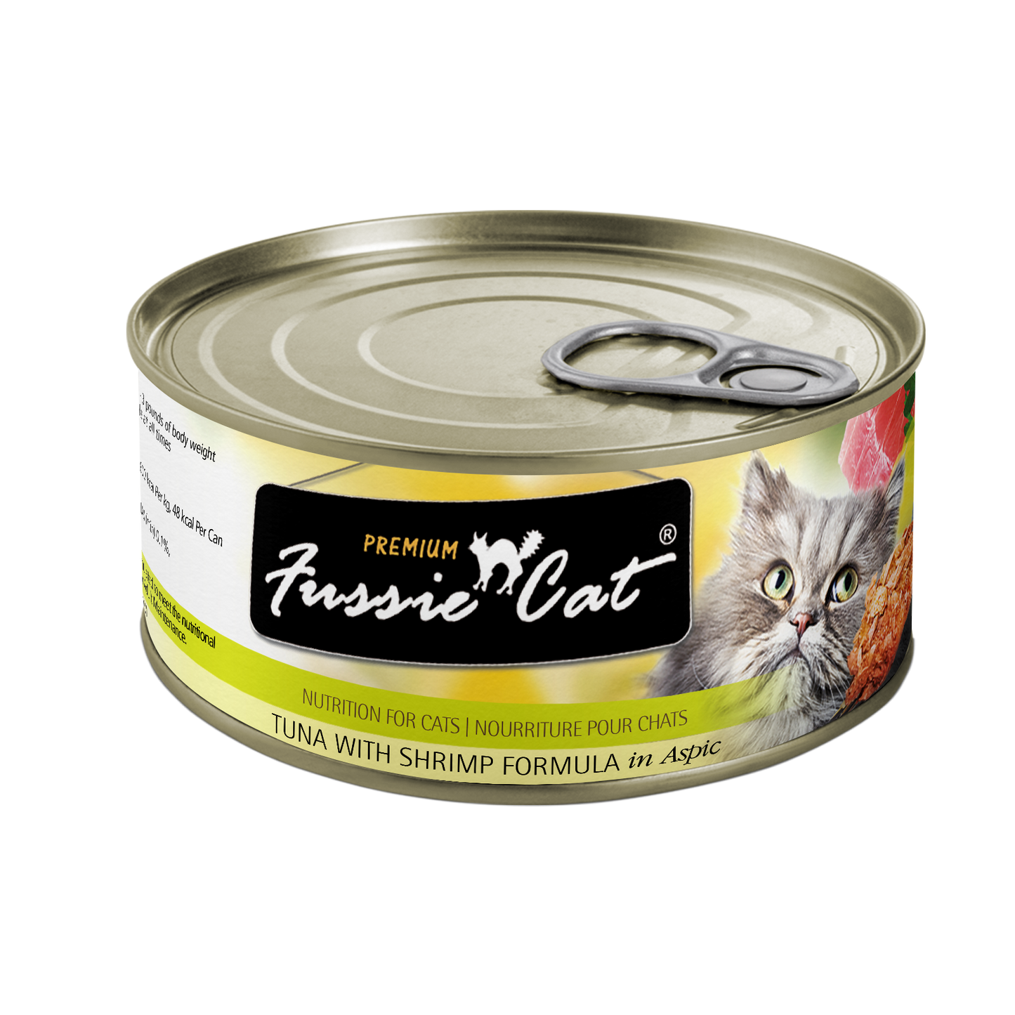 Fussie Cat Premium Tuna with Shrimp Canned Cat Food