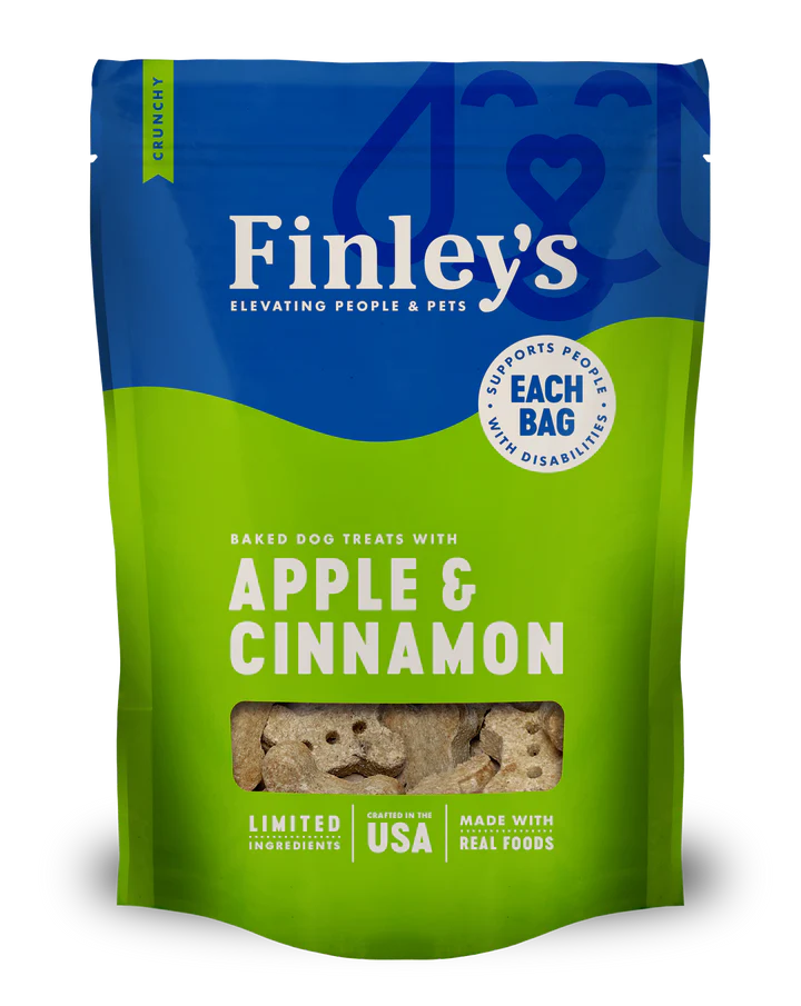 Finley's Apple & Cinnamon Crunchy Biscuit Dog Treats