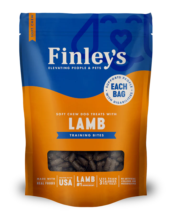 Finley's Lamb Recipe Soft Chew Trainer Bites Dog Treats